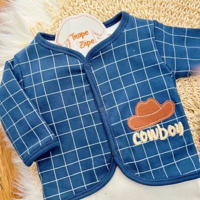Conjunto de Malha 3 Peças - Cowboy - Marinho